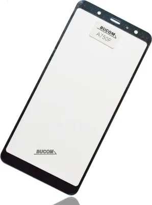 Produktbild von Dispay Glas Frontscheibe schwarz für SAMSUNG Galaxy A7 (2018) A750F