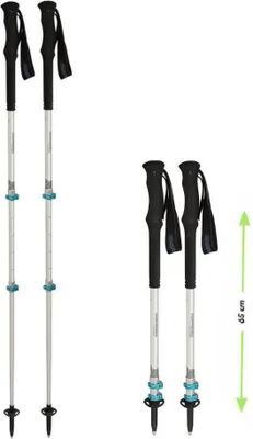 Immagine prodotto di Komperdell Explorer Contour Powerlock bastoncini telescopici da trekking bastoncini da escursionismo - Misura: 65-140cm