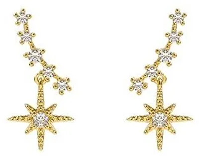 Produktbild von Elegante Ohrringe mit achtspeichigem Stern für Damen