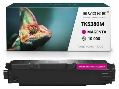 Immagine prodotto di Cartuccia compatibile per stampante Kyocera TK5380 M 1T02Z0CNL0, colore magenta, resa di 10.000 pagine, compatibile con i modelli ECOSYS MA4000cifx e MA4000cix