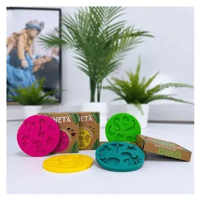 Produktbild von Kneta Knetmasse Silikonform Wasserwelt - Kreatives Ozean-Spielset