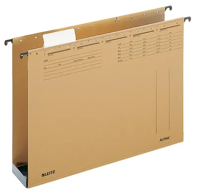 Produktbild von Leitz ALPHA Hängeordner Karton, Kunststoff A4 Braun