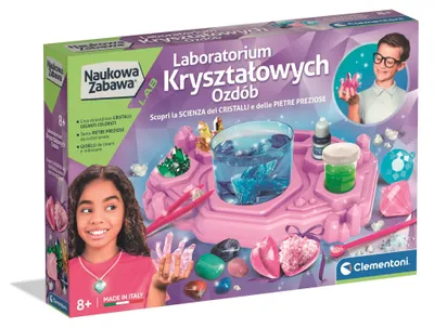 Immagine prodotto di Clementoni Naukowa Zabawa - Laboratorium kryształowych ozdób