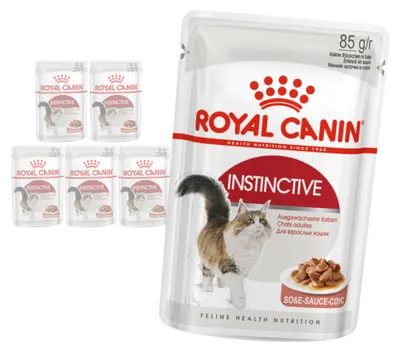 Produktbild von Royal Canin Instinctive FHN 6x85g Nassfutter in Soße für ausgewachsene Katzen mit wählerischem Essverhalten
