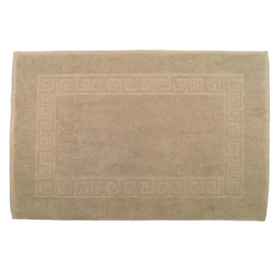 Produktbild von Julie Julsen® Badvorleger Duschvorleger Spirale Sand,50 x 40 cm