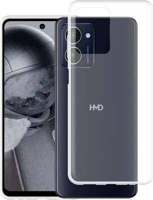Image de Cazy Coque compatible avec HMD Pulse Pro Coque en Silicone - Coque Flexible - Transparant