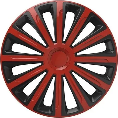 Produktbild von Versaco-Deckel Trend rot/schwarz 16" Satz 4tlg.