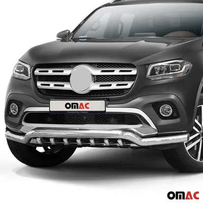 Produktbild von Frontschutzbügel Frontbügel für Mercedes X Klasse 2017-2020 mit ABE Stahl Silber