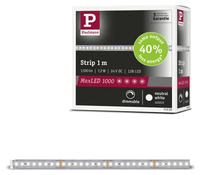Produktbild von Paulmann MaxLED 1000 LED Strip Neutralweiß Erweiterung
