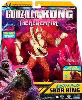 Zdjęcie produktu dla Gigantyczna Bitwa Gigantów: Figurki Godzilla i Kong z Efektem Ryków - 17 cm Ekstra Realistyczne Detale!