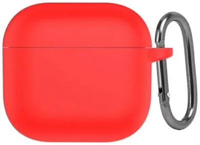 Obrázok produktu pre Červený silikónový obal Beline pre AirPods 4
