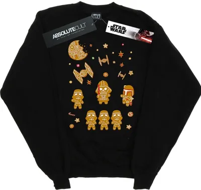 Produktbild von Star Wars - "Gingerbread Empire" Sweatshirt für Herren BI45871 (M) (Schwarz)