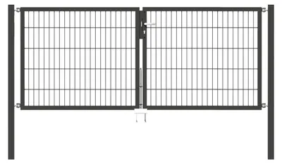 Image de Alberts 648497 Double porte Flexo avec accessoires, anthracite, largeur 250 cm, hauteur 100 cm