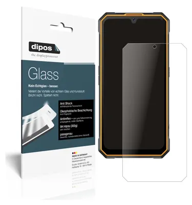 Produktbild von 2x Schutzfolie für Cubot King Kong 5 matt - Anti-Shock 9H Folie dipos Glass Kunststoffglas