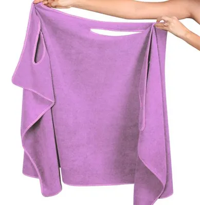 Produktbild von Lila Damen-Badeponcho