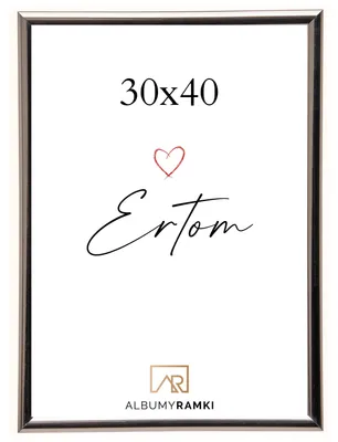 Obrázek produktu pro Rám na fotografie LINE STYLE LS3040DG, tmavě šedý, rozměr 30x40 cm, s plexisklovou výplní, určený k zavěšení