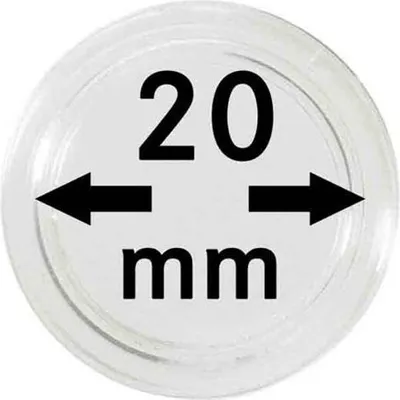Produktbild von Lindner 2251020 Münzkapseln 20 mm-100er Pack