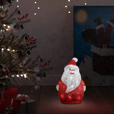Produktbild von The Living Store LED-Weihnachtsmann Acryl Indoor und Outdoor 28 cm