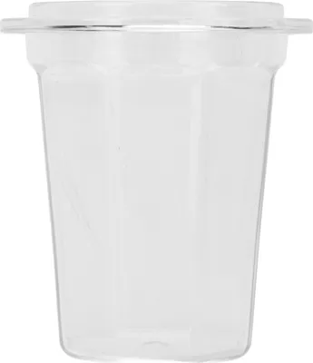 Imagen del producto de Taza dosificadora para café molido, de policarbonato antistático, transparente, para dispensar café en polvo, compatible con cestas de portafiltro de 51 mm/2 pulgadas, con capacidad de 100 ml