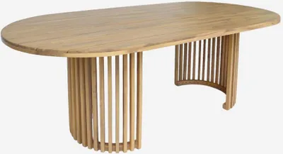 Immagine prodotto di Tavolo da giardino in legno di acacia, 6 posti, Marrone naturale
