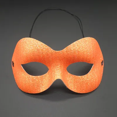 Produktbild von Orange Glitter Augenmaske