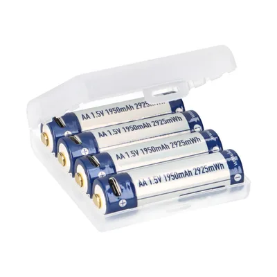 Immagine prodotto di 4x Keeppower AA 1950mAh protetto 1.5A USB Li-Ion 1,5V