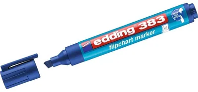 Produktbild von Edding 383, 1 Stück(e), Blau, Meißel, Mehrfarbig, Polypropylen (PP), Rund