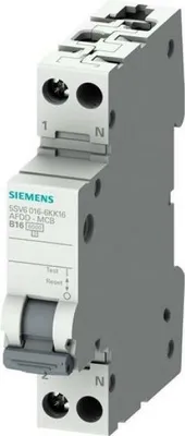 Produktbild von Siemens 5SV60166KK13 Brandschutzschalter 2polig 13 A 0.03 A 230 V (5SV60166KK13)