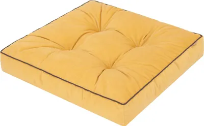 Produktbild von Pillowprim Bodenkissen Himiko 59×59 cm – rutschfest, weich, pflegeleicht, Gelb