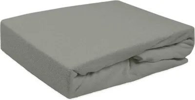 Zdjęcie produktu dla Prześcieradło z gumką, frotte 120x200cm Szare
