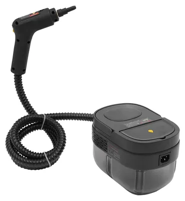 Obrázek produktu pro Ruční parní čistič - 1500 W - nádržka na vodu 1600 ml - tlak 3,0 bar - 3stupňová regulace páry - zástrčka EU - sada trysek - černá barva