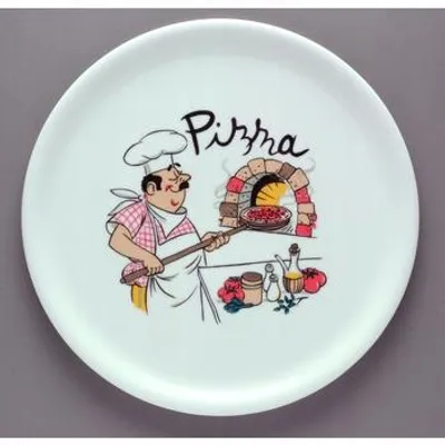 Image de Assiette à pizza LUBIANA Barilla Kucharz Porcelaine 27 cm