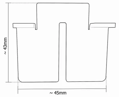 Produktbild von Grillrost Set Edelstahl passend für Weber Q100 Q200 Q300 Q1000 Q2000 Q3000, Größe:Adapterklammern Q100 Q200