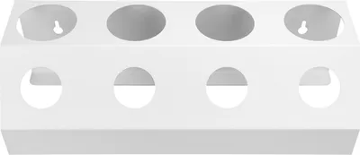 Image de Égouttoir à bouteilles de soda 4 trous avec égouttoir pour cuisine RestaurantBlanc