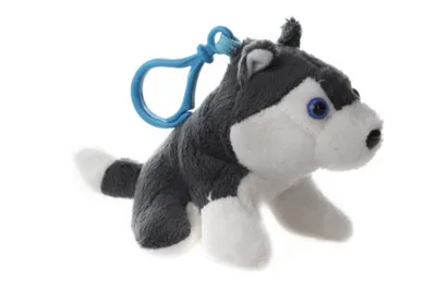 Image de Porte-clés en peluche Husky