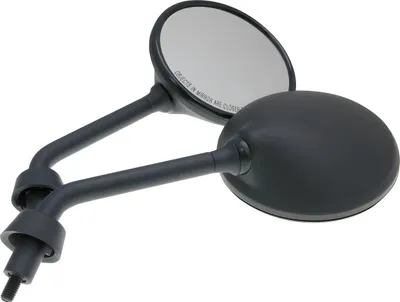 Produktbild von BestPrice Spiegel Set kurz schwarz M8 kompatibel mit Vespa GTS, GTV, LXV