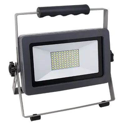 Produktbild von REV Ritter LED Fluter Flare auf Ständer, 50 W, silber-anthrazit