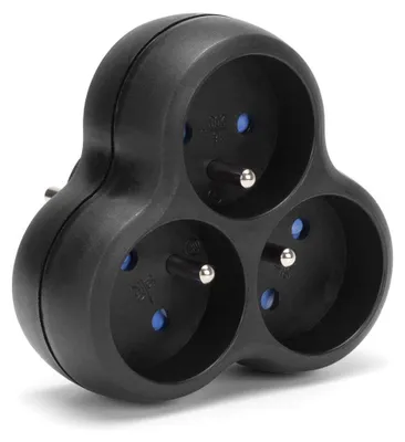 Image de Multiprise Montis MT151-BK triple, noire