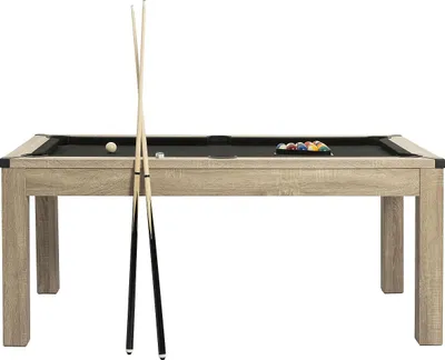 Produktbild von Mehrzweck-Billard- und Tischtennistisch - Hell naturfarben - L 182 x B 102 x H 80 cm - HENK