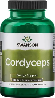 Obrázok produktu pre Cordyceps 600 mg 120 kapsúl Swanson Health Products