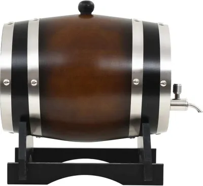 Produktbild von vidaXL Weinfass mit Hahn Kiefernholz Massiv 6 L