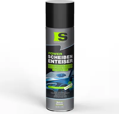 Produktbild von Spraytive 1x 500ml Power Scheibenenteiser – Enteiserspray für Autoscheiben & Schlösser – Entfroster wirkt sekundenschnell bis -20°C