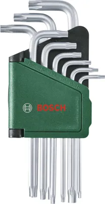 Image de Set de 9 clés Torx - BOSCH - 1600A02Z9C