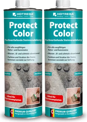 Produktbild von HOTREGA Steinimprägnierung Protect Color farbvertiefend 1L