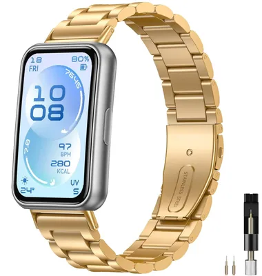 Immagine prodotto di Bracciale in metallo per smartwatch, cinturino in acciaio inossidabile regolabile