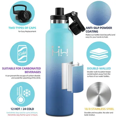 Produktbild von Trinkflasche 1l Motswedi, auslaufsicher, kohlensäuregeeignet