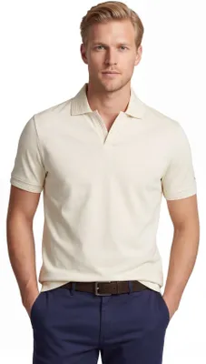 Produktbild von Poloshirt V-Ausschnitt Tommy Hilfiger creme