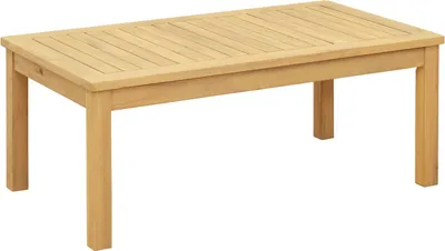 Produktbild von Couchtisch Helles Akazienholz 90 x 50 x 36 cm Massivholz Akazie