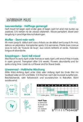 Produktbild von Samen - Löwenmäulchen Mischung
