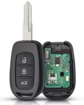Immagine prodotto di Chiave telecomando auto completa compatibile per Dacia Duster/Logan/Sandero e Renault Symbol/Trafic, lama VAC102, 3 pulsanti, 433MHz, chip PCF7961M (4A), con elettronica e batteria